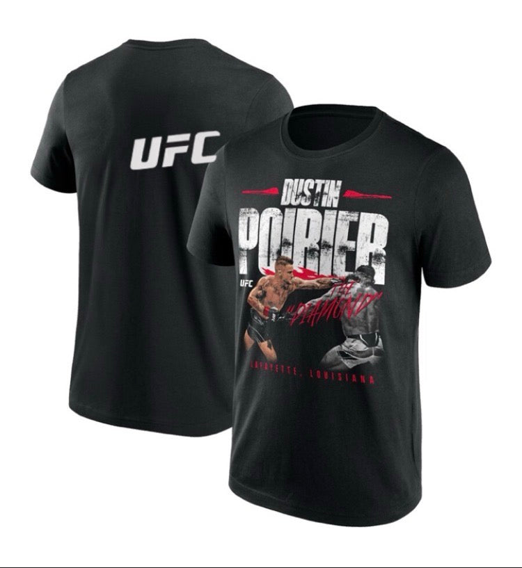 UFC Dustin Poirier Strike T-Shirt Black Mens